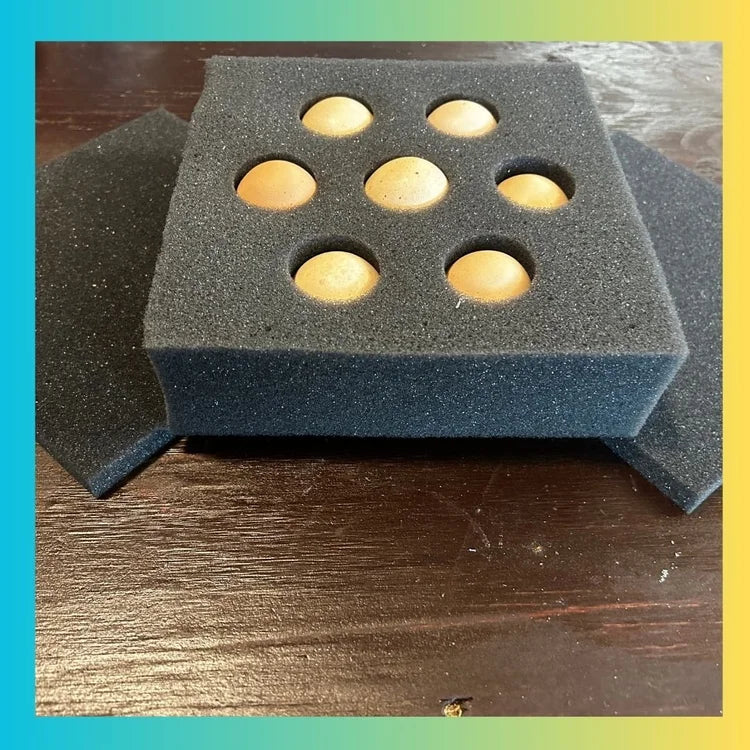 Gamefowl Bantam Chicken Foam 7 hole Sets FREE SHIPPING!