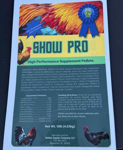 ShowPro High Performance Supplement Pellet **Guam Hawaii**