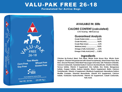 Valu Pak Dog Feed 50#